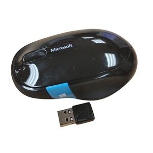 Microsoft Sculpt Comfort Bluetooth Mouse 1557 With Dongle Black Wireless